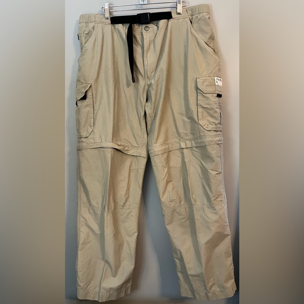 Eddie Bauer Men's Khaki Travex Convertible Cargo Pants Size XL
